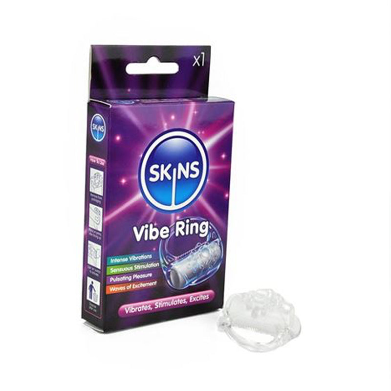 Skins Vibrating Ring Retail Pack — Nalpac