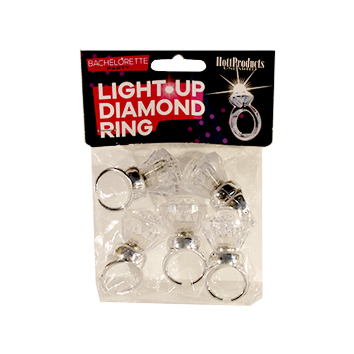 Light Up Diamond Ring (5Pk)