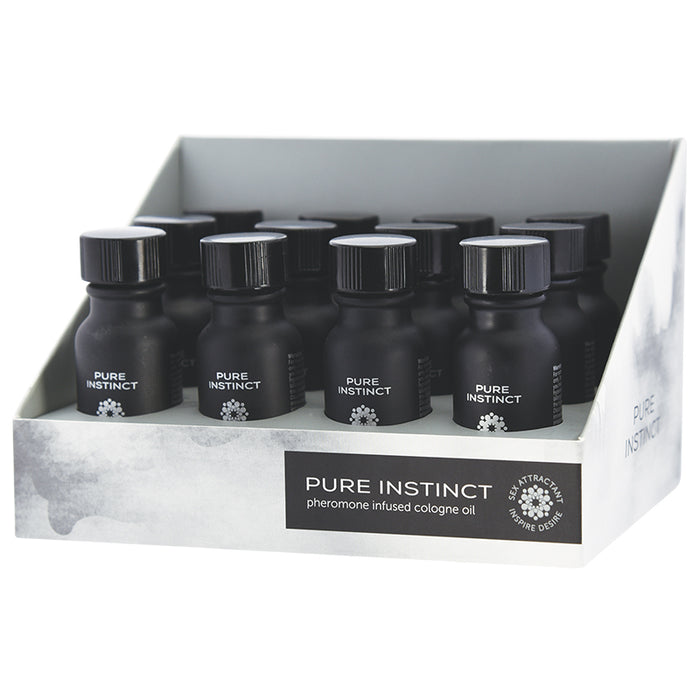 Pure Instinct Pheromone Cologne Oil For Him 0.5oz Display of 12