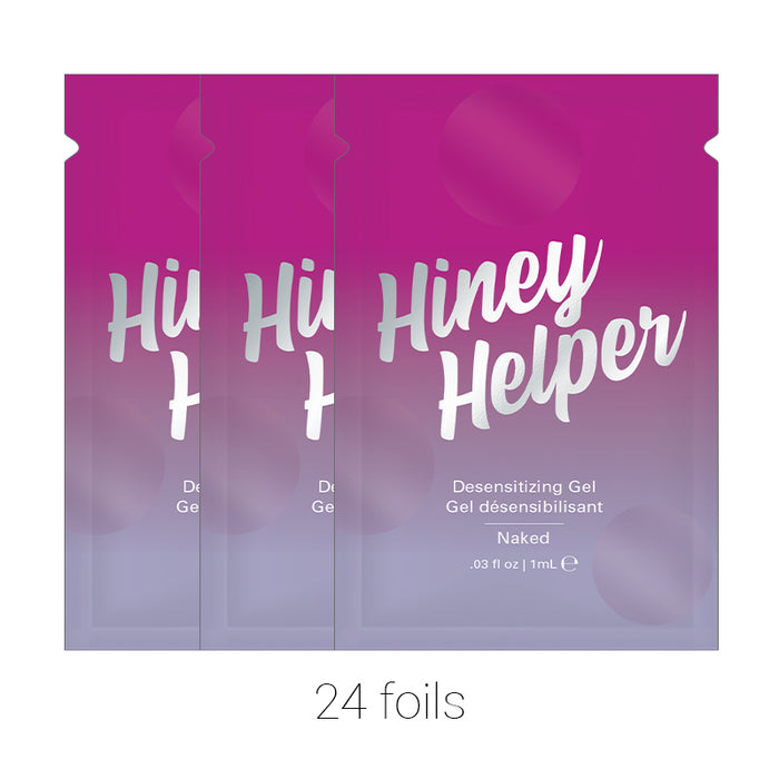 Jelique Hiney Helper Desensitizing Gel (Bulk Pack/24 pcs) .03 oz Foils