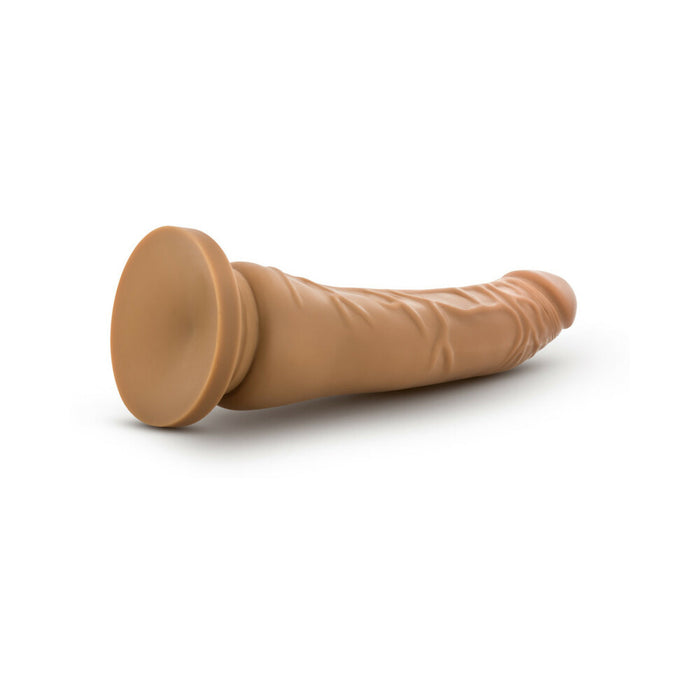 Dr. Skin Silicone Dr. Noah Realistic 8 in. Dildo with Suction Cup Tan