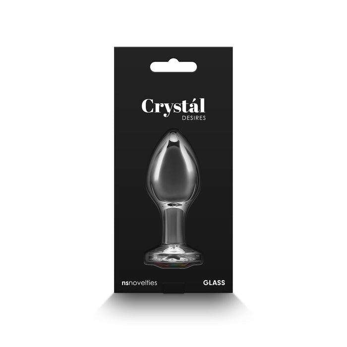 Crystal Desires Rainbow Gem Glass Plug Medium