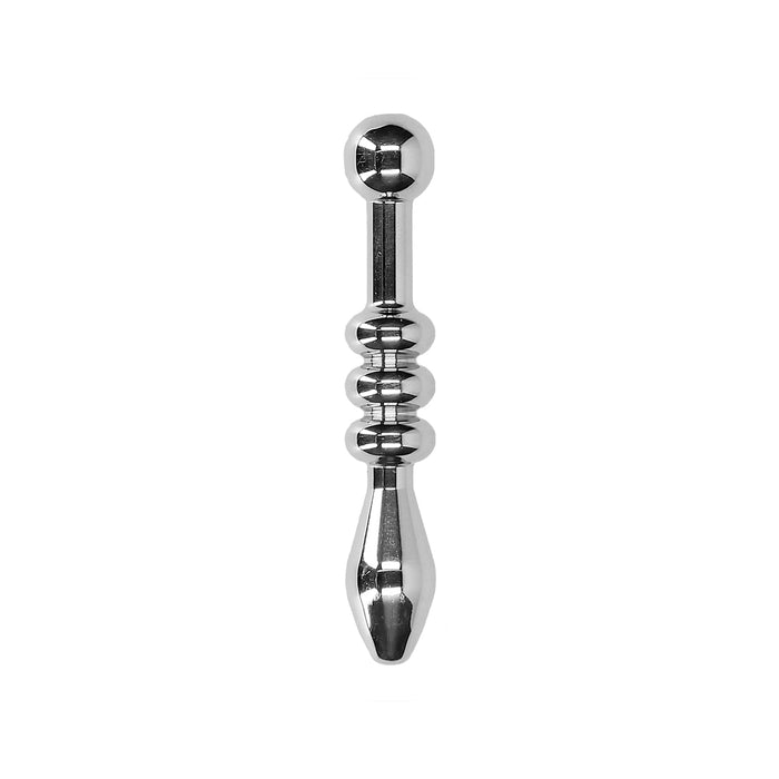 Ouch! Urethral Sounding Beaded Stainless Steel Plug 10 mm