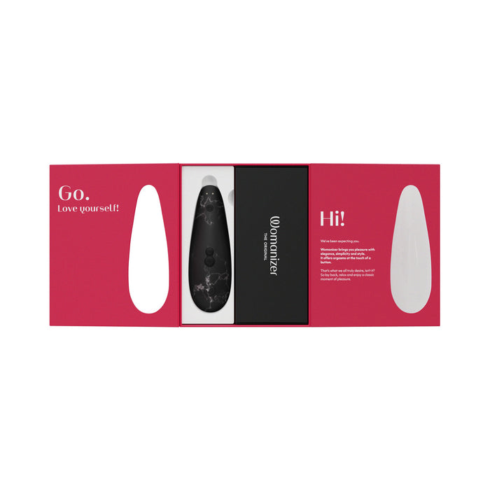 Womanizer x Marilyn Monroe Classic 2 Special Edition Rechargeable Silicone Pleasure Air Clitoral Stimulator Black Marble
