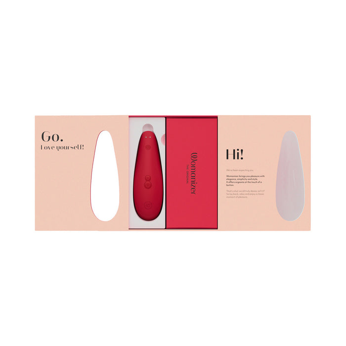Womanizer x Marilyn Monroe Classic 2 Special Edition Pleasure Air Clitoral Stimulator Vivid Red