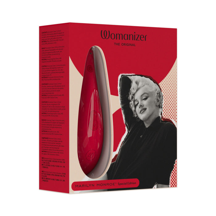 Womanizer x Marilyn Monroe Classic 2 Special Edition Pleasure Air Clitoral Stimulator Vivid Red