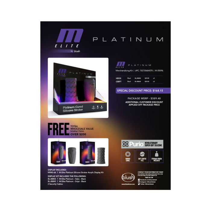 Blush M Elite Platinum Merchandising Kit
