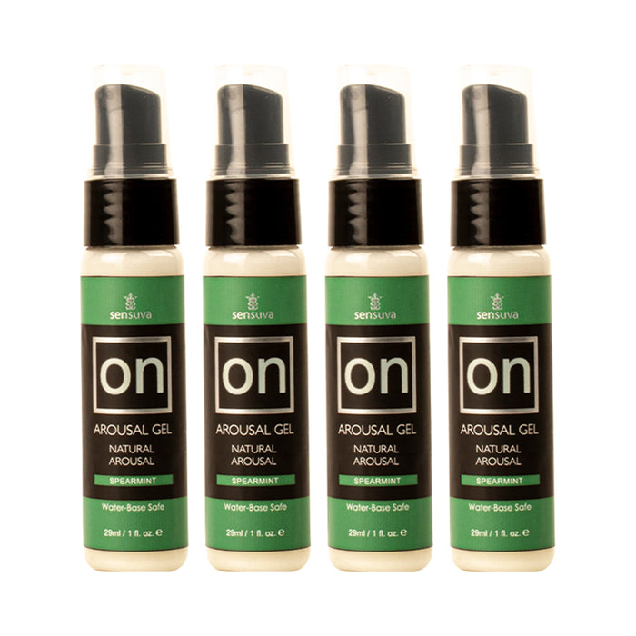 Sensuva ON Arousal Gel Spearmint 4-Pack 1 oz.