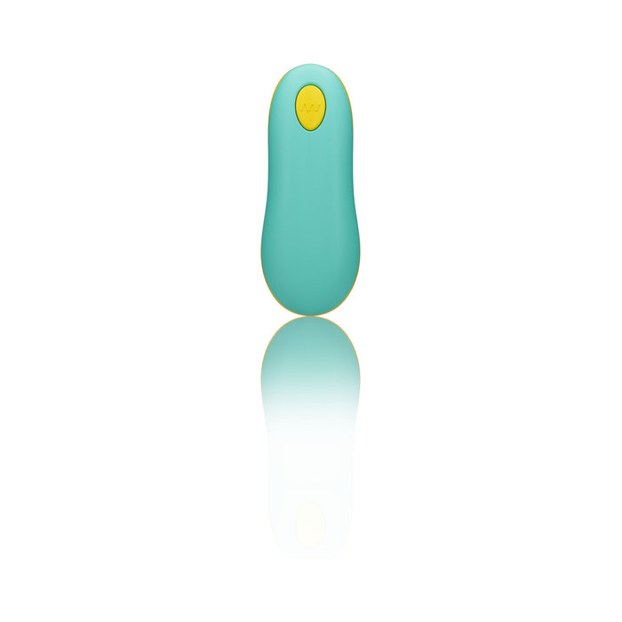 ROMP Cello Rechargeable Remote-Controlled Silicone G-Spot Egg Vibrator Light Teal
