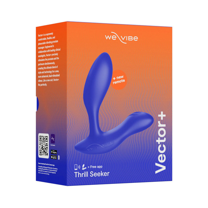 We-Vibe Vector+ Dual Stimulation Prostate Massager Royal Blue