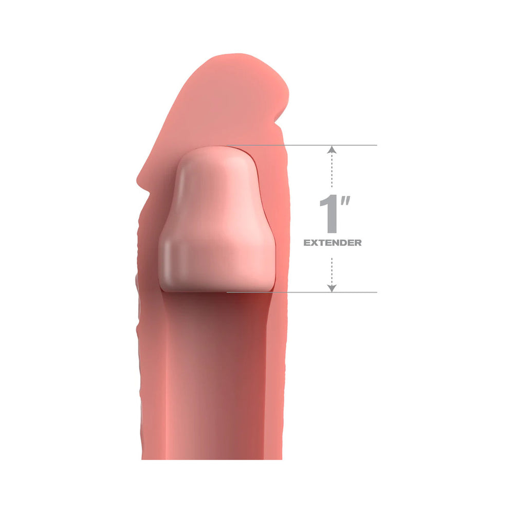 Fantasy X-Tensions Elite Uncut 7 Inch Extension  Sleeve With Strap - Tan main image 1