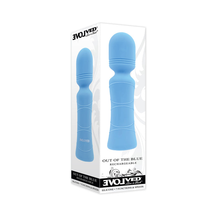 Evolved Out Of The Blue Rechargeable Silicone Wand Vibrator