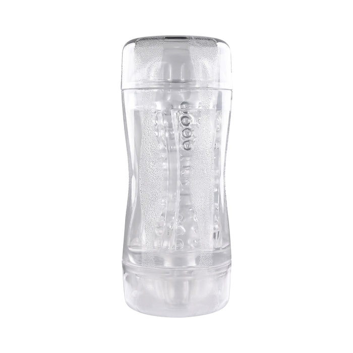 Gender X Double Fantasy Dual Entry Stroker Clear