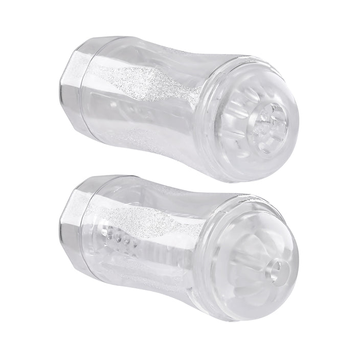 Gender X Double Fantasy Dual Entry Stroker Clear