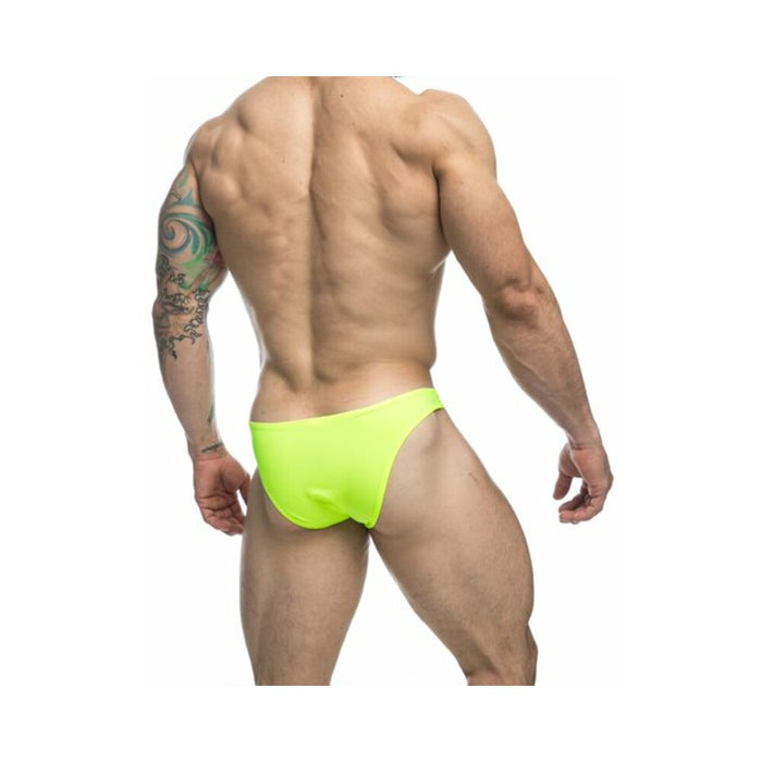 MaleBasics JUSTIN + SIMON Classic Bikini Neon Green 2XL