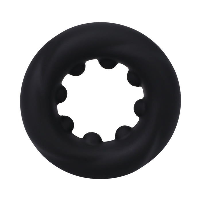 Rock Solid The Twist Silicone C-Ring Black
