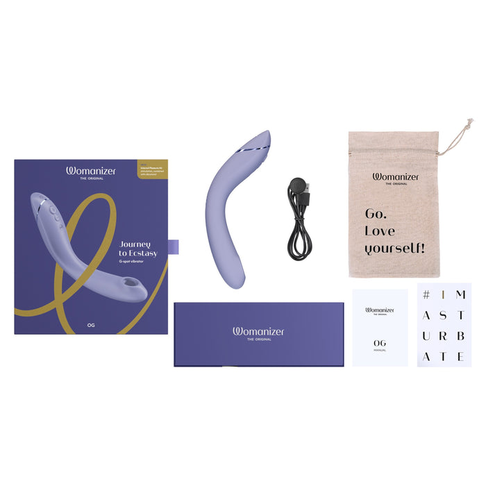 Womanizer OG Rechargeable G-Spot Pleasure Air Stimulator Lilac