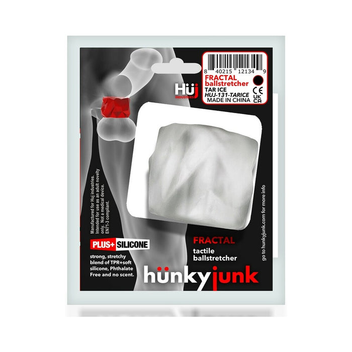 Hunkyjunk Fractal Tactile Ballstretcher Clear Ice