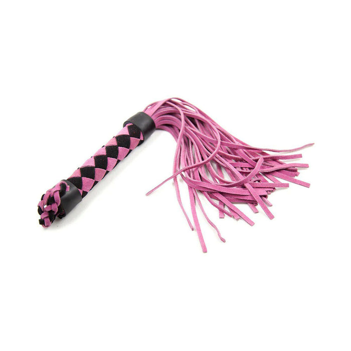 Ple'sur 15.5 in. Leather Flogger Pink