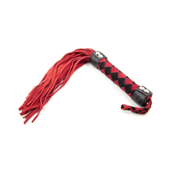 Ple'sur 15.5 in. Leather Flogger Red
