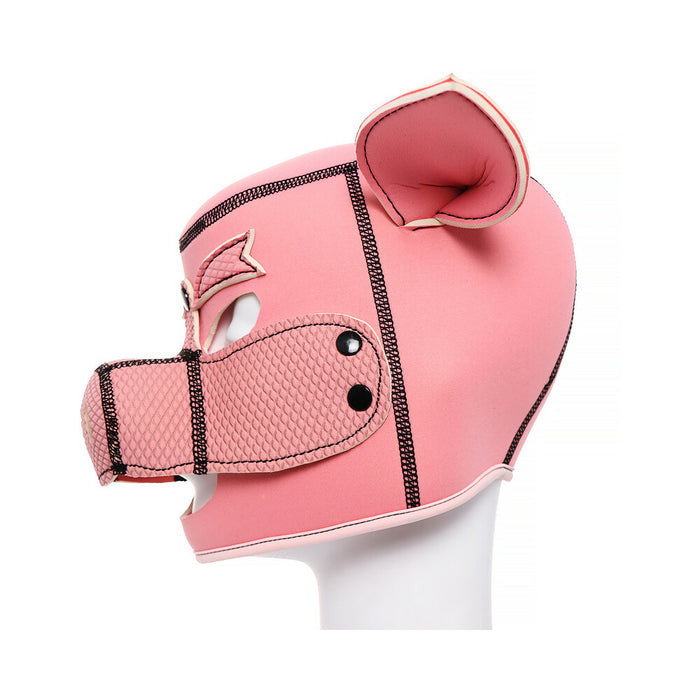 Ple'sur Neoprene Pig Mask Hood Pink Bag Packaging