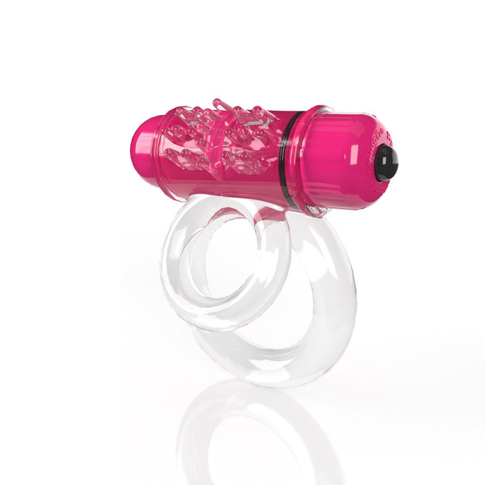 Screaming O 4T DoubleO 6 Vibrating Double Cockring Strawberry