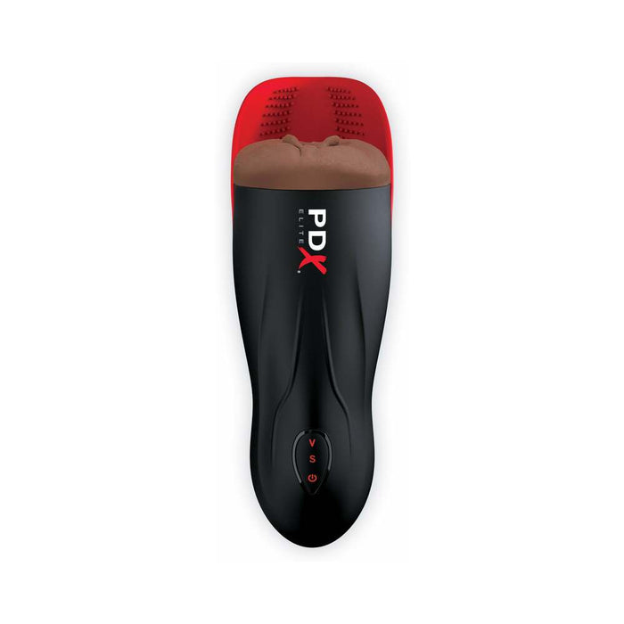 PDX Elite Fuck-O-Matic 2 Rechargeable Vibrating Suction Stroker with Silicone Pulsation Cradle