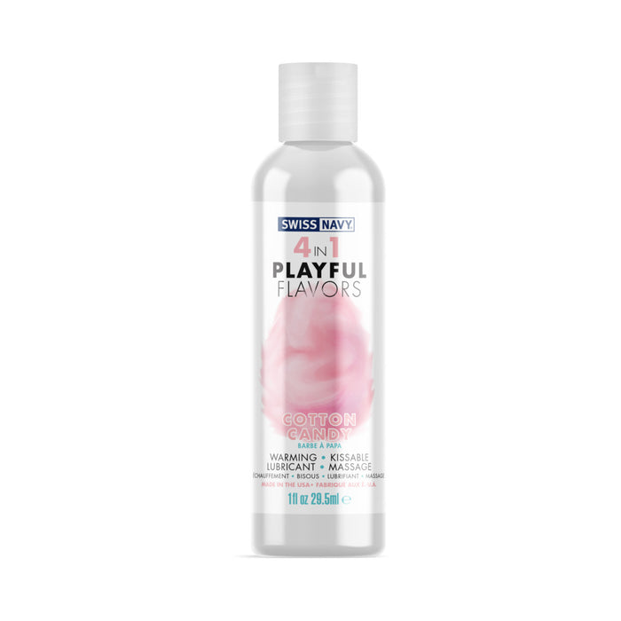 Swiss Navy 4 in 1 Playful Flavors Cotton Candy 1 oz.