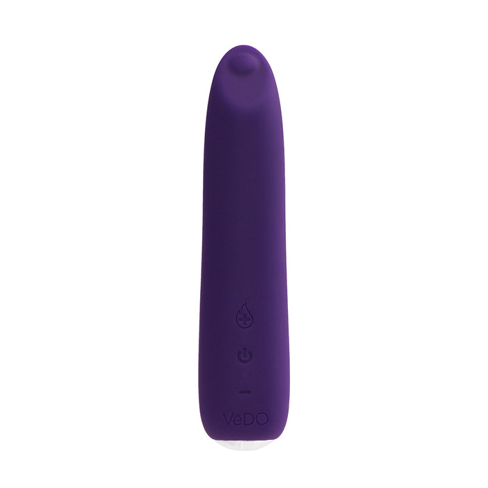 VeDO Boom Rechargeable Warming Silicone Slimline Vibrator Purple
