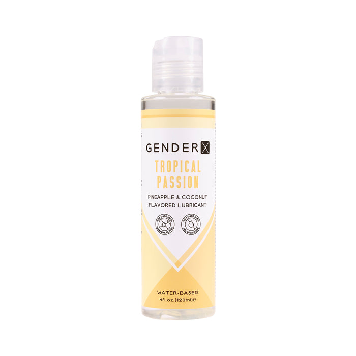 Gender X Tropical Passion Pineapple & Coconut Flavored Water-Based Lubricant 4 oz.