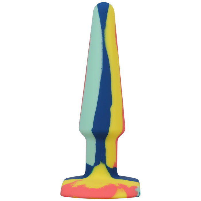 A-Play Groovy 5 in. Silicone Anal Plug Sunrise