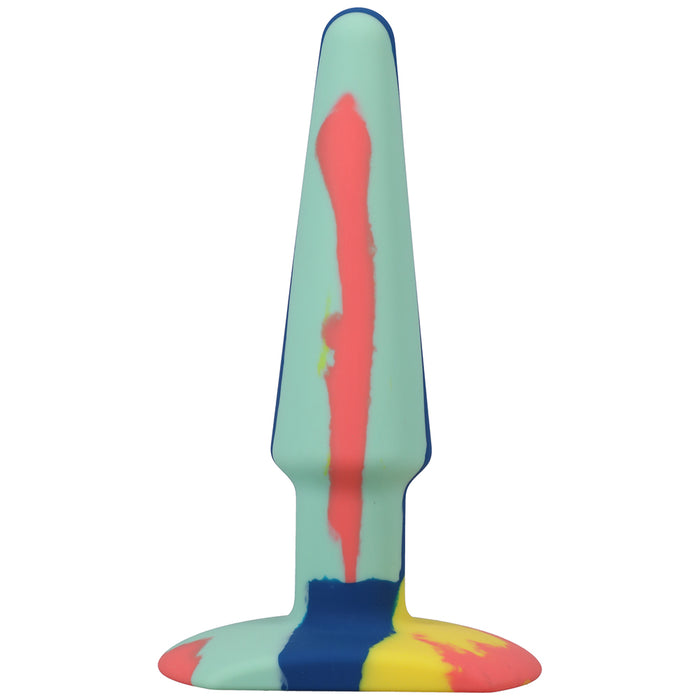 A-Play Groovy 5 in. Silicone Anal Plug Sunrise