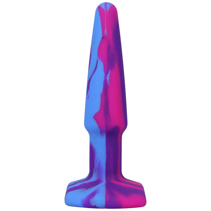 A-Play Groovy 4 in. Silicone Anal Plug Berry
