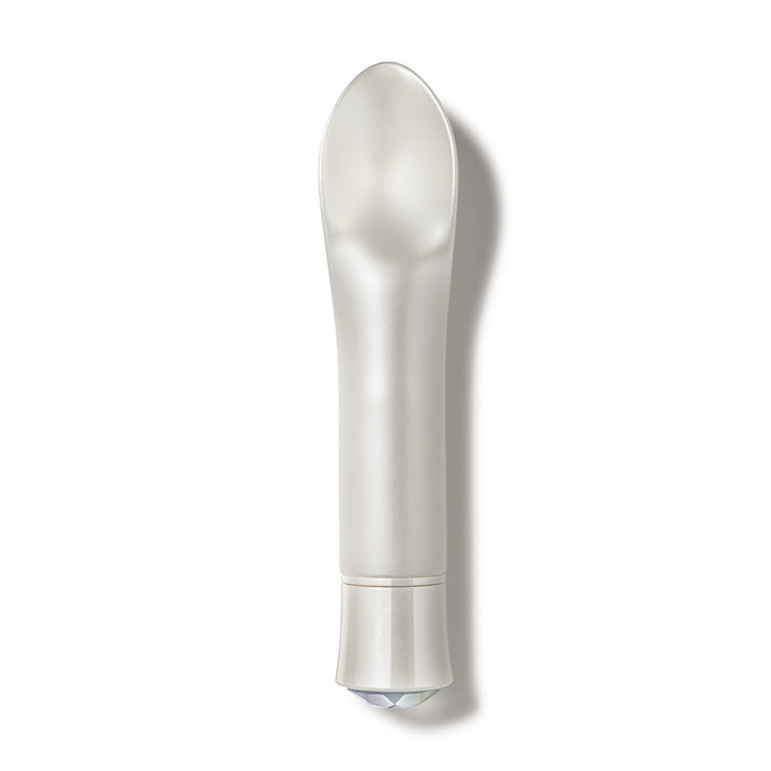 Oh My Gem Bold Rechargeable Warming Silicone Scooped Tongue Vibrator Diamond