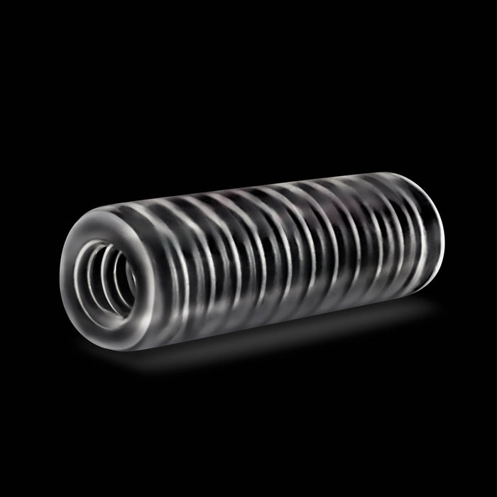 RIZE! Ribz Glow in the Dark Self-Lubricating Stroker Clear