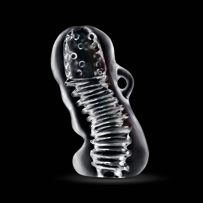 RIZE! Squeezy Ergonomic Stroker Clear