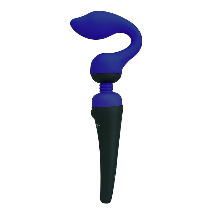PalmPower PalmSensual Attachments 2-Piece Silicone Massager Heads Blue