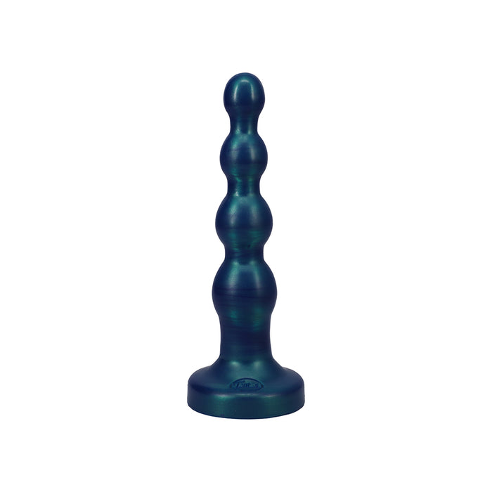 Tantus Ripple Large 8 in. Anal Beads Dildo Medium-Firm Malachite