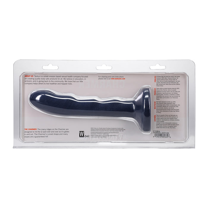Tantus Charmer 8 in. G-Spot Dildo Sapphire