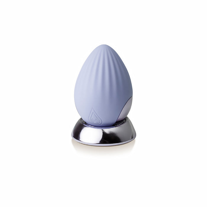 NIYA 4 Rechargeable Silicone Palm Held Massager Cornflower