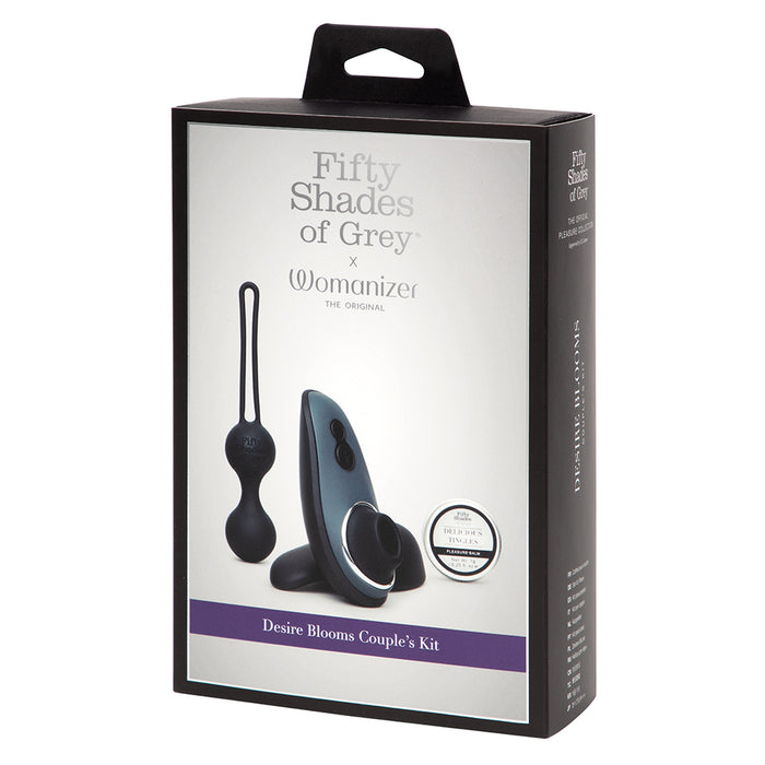 Fifty Shades of Grey Womanizer Desire Blooms Kit Black
