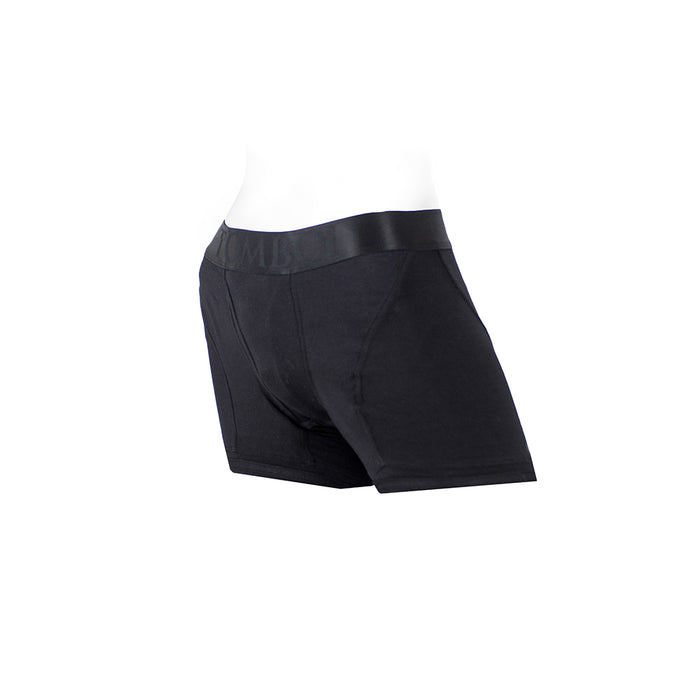 SpareParts Tomboii Rayon Boxer Briefs Harness Black Size 5XL