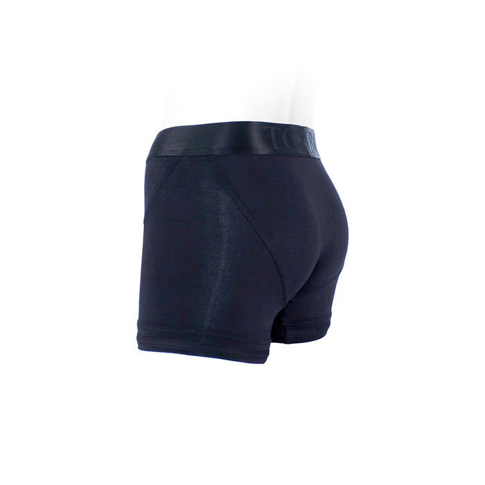 SpareParts Tomboii Rayon Boxer Briefs Harness Black Size 5XL