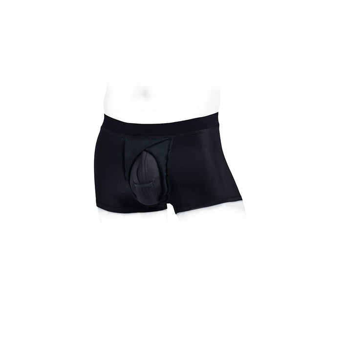 SpareParts Pete Trunks Nylon Packing Underwear Black Size L