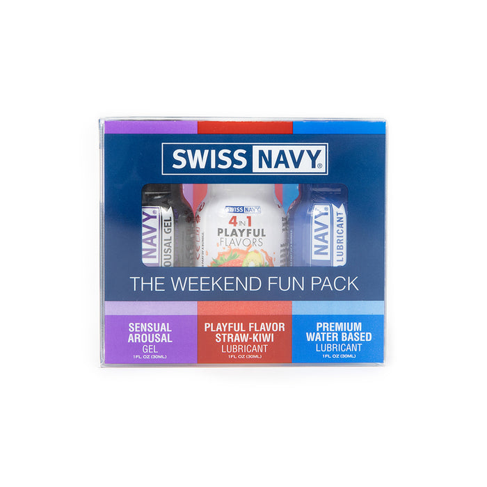 Swiss Navy Weekend Fun Pack 3-Piece 1 oz.