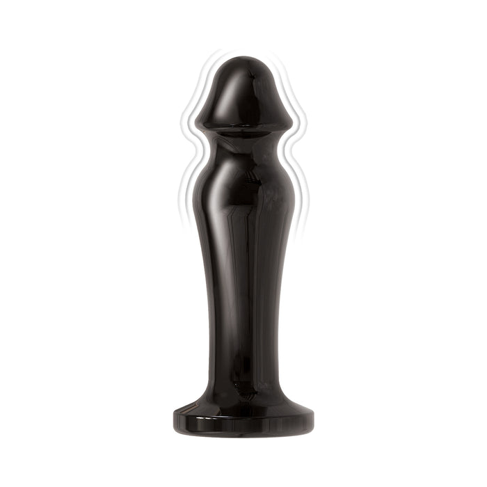 Ass-Sation Remote Vibrating Metal Anal Lover Black