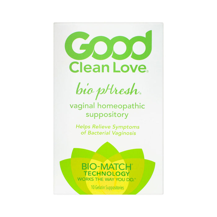Good Clean Love BiopHresh Vaginal Homeopathic Suppository 10-Pack