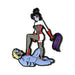 Geeky & Kinky Mistress Goth Girl Enamel Pin