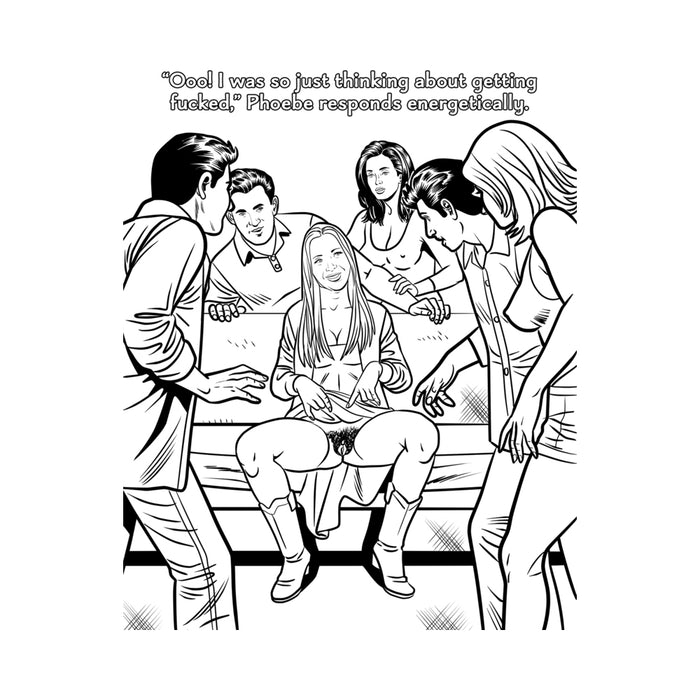 Friends With Benefits Porn Parody Coloring Book
