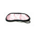 Sex Kitten Satin Eye Mask Pink with Black Trim